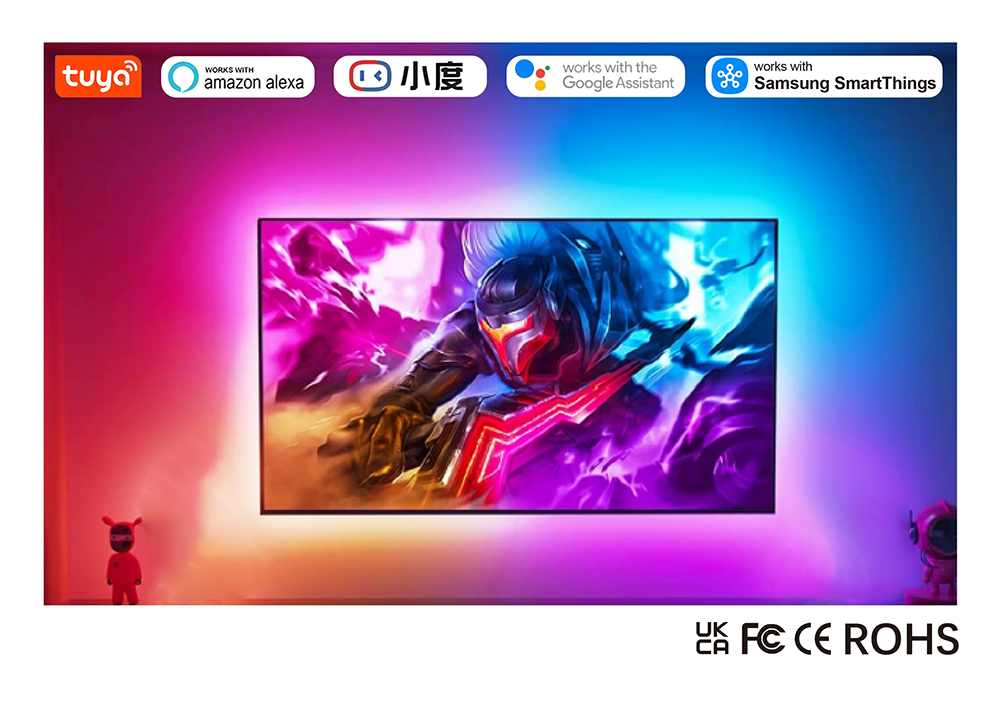 电视背景氛围灯 涂鸦HDMI2.1-MZ-TSB1